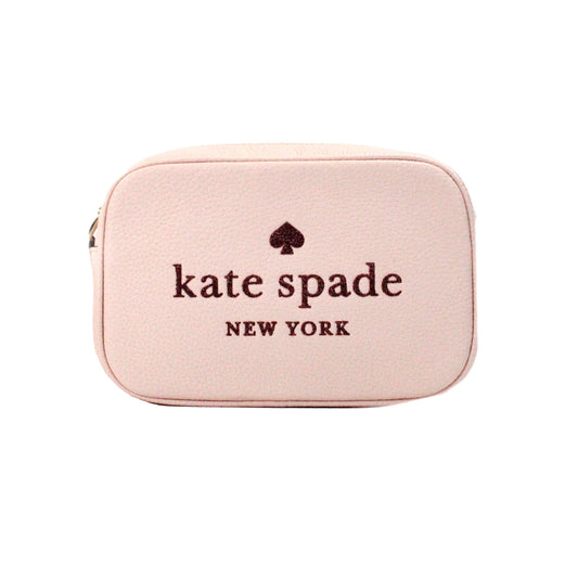Kate Spade Mini Pink Embossed Leather Glitter Camera Bag